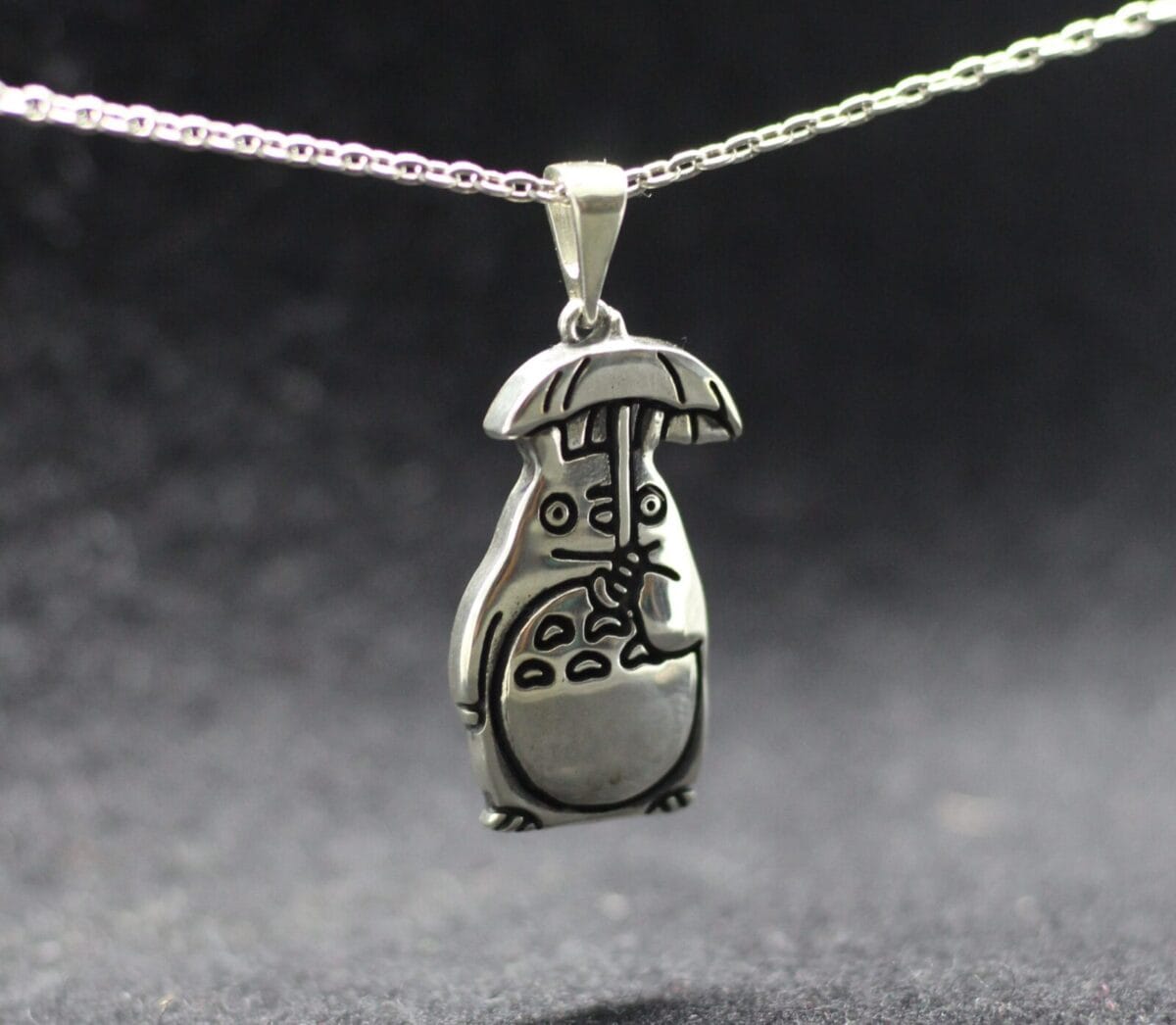 Totoro with Umbrella Pendant - Image 4