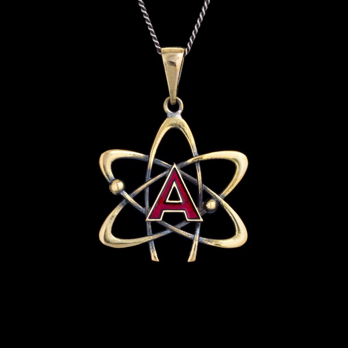 Atheism symbol No God Pendant - Image 6