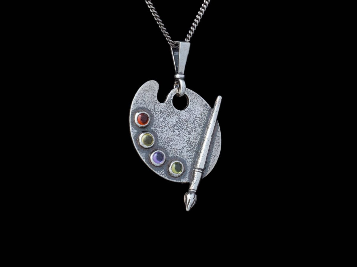 Artist Palette Pendant - Image 2