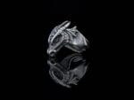 Realistic Dragon Head Ring