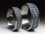 Elder Futhark Runes Ring