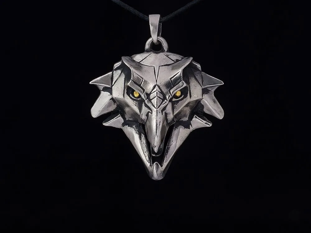 Griffin gryphon Medallion School Pendant - Artifactoria