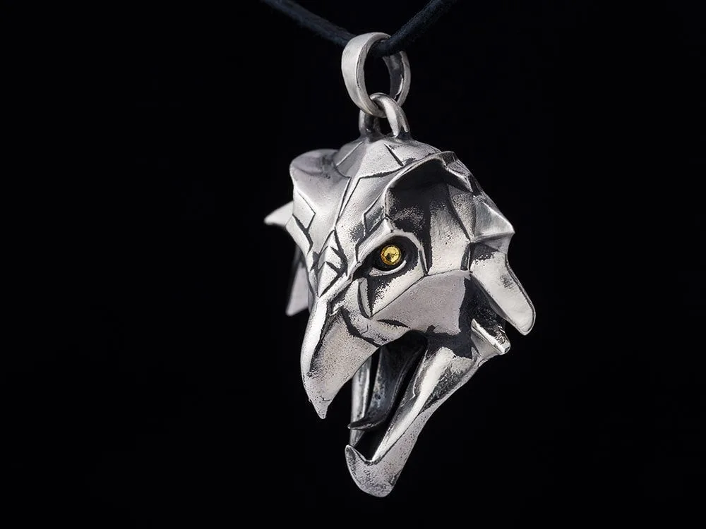 Griffin gryphon Medallion School Pendant - Artifactoria