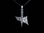 Halberd poleax medieval axe weapon Pendant