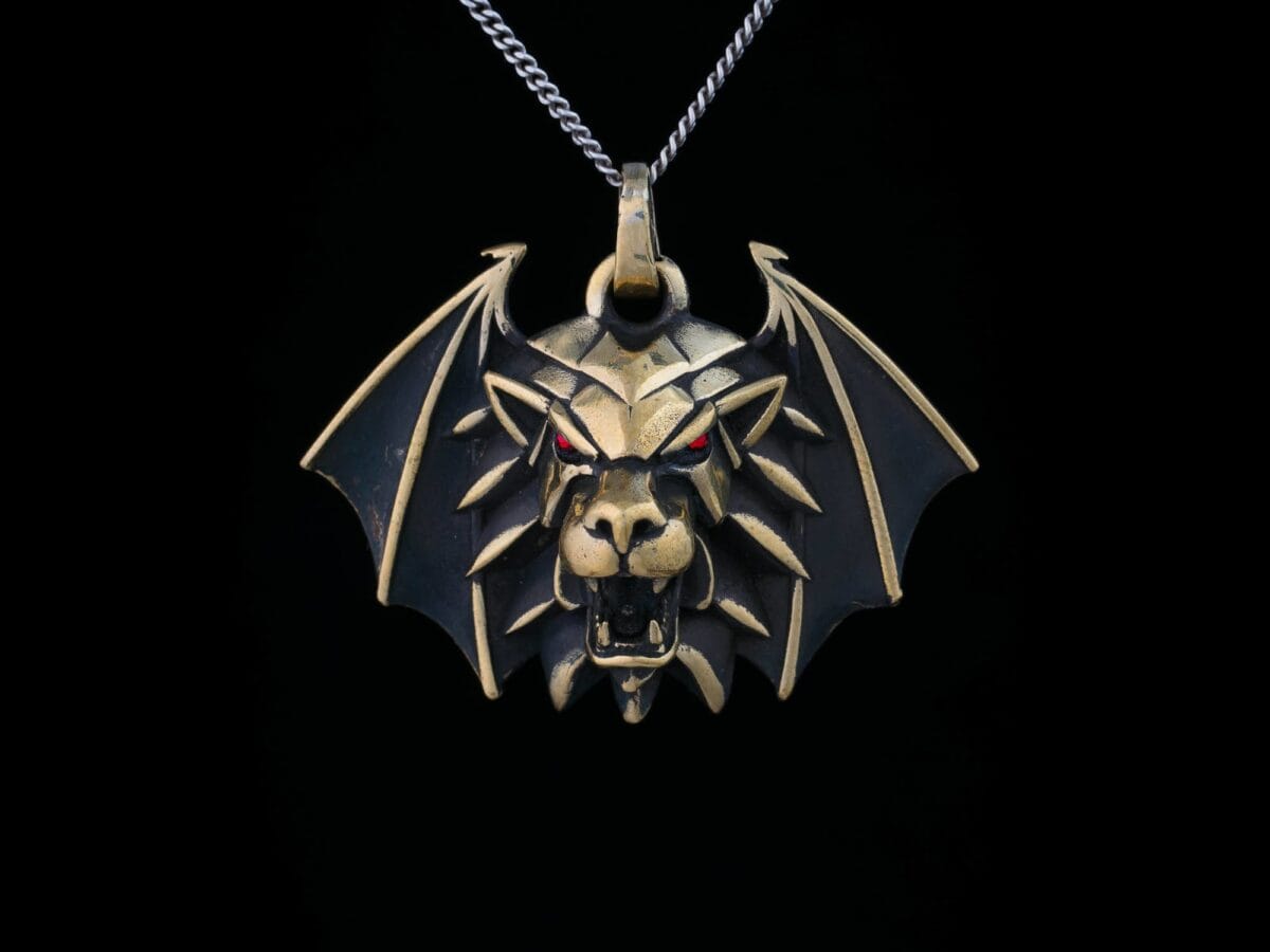 Manticore Geralt Medallion Pendant - Image 4