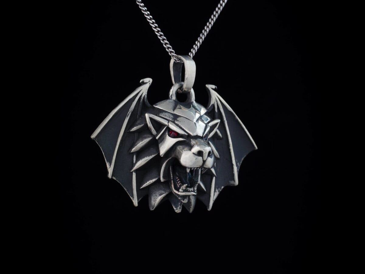 Manticore Geralt Medallion Pendant - Image 2