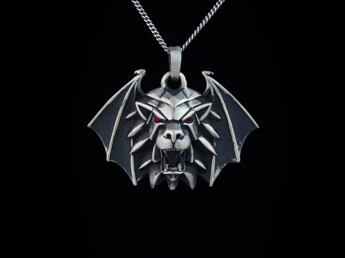 Manticore Geralt Medallion Pendant - Image 3