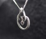 Coiled Snake figure Pendant