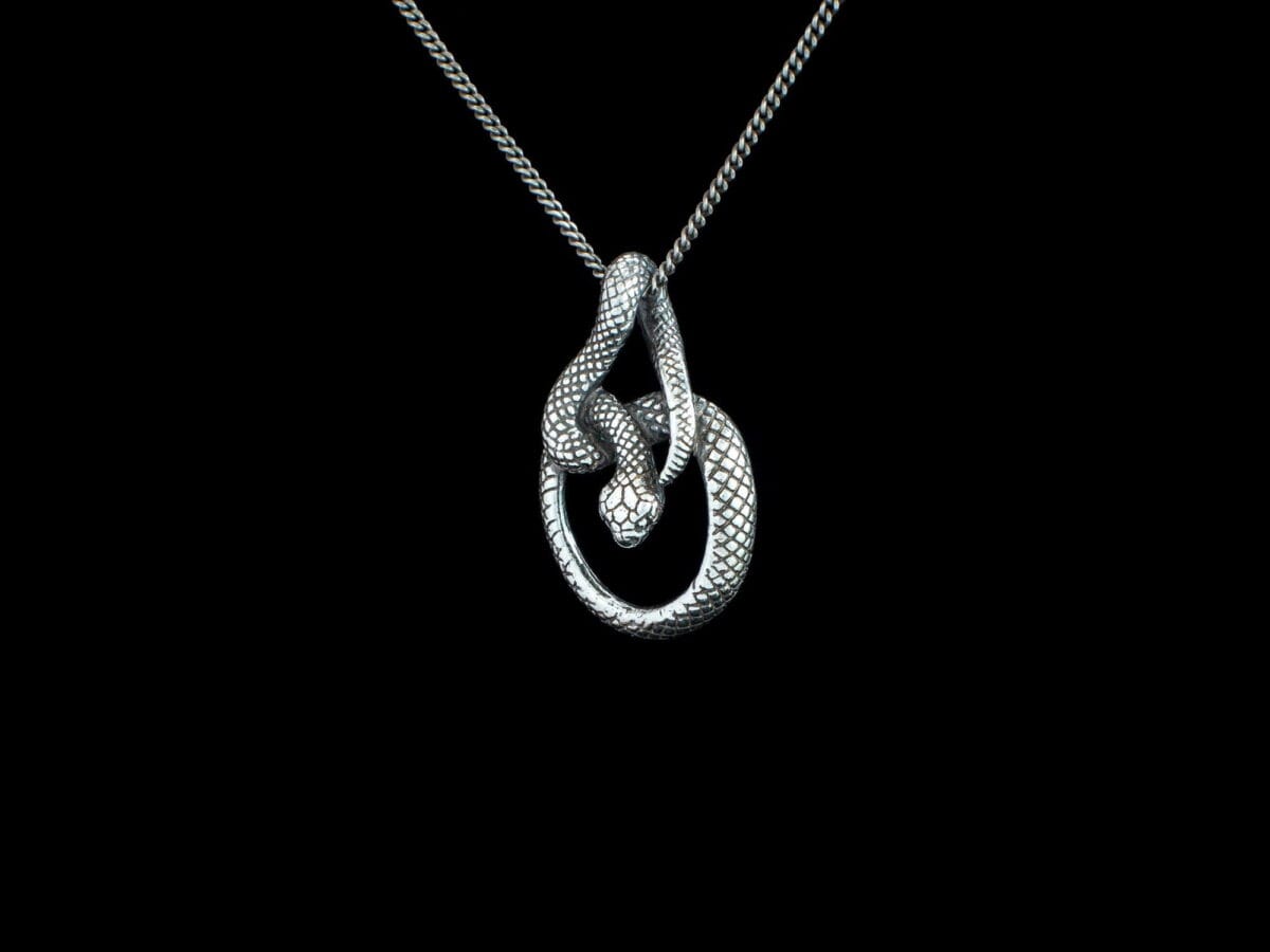 Coiled Snake figure Pendant - Image 6