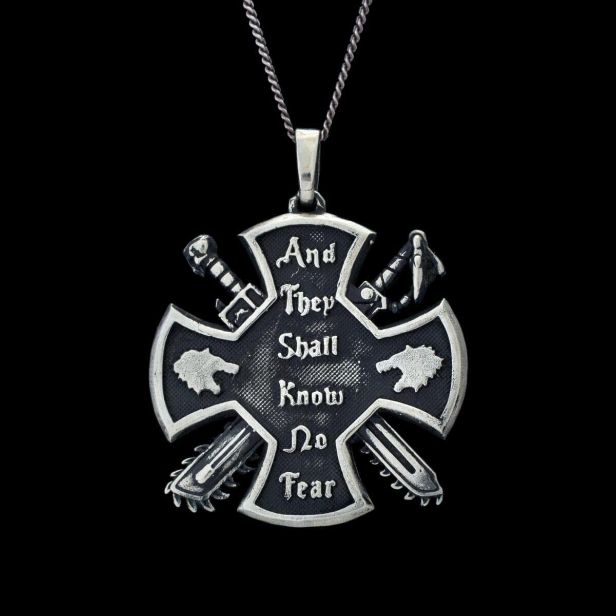 Space Wolfes Hammer Sci-fi War Pendant - Image 4