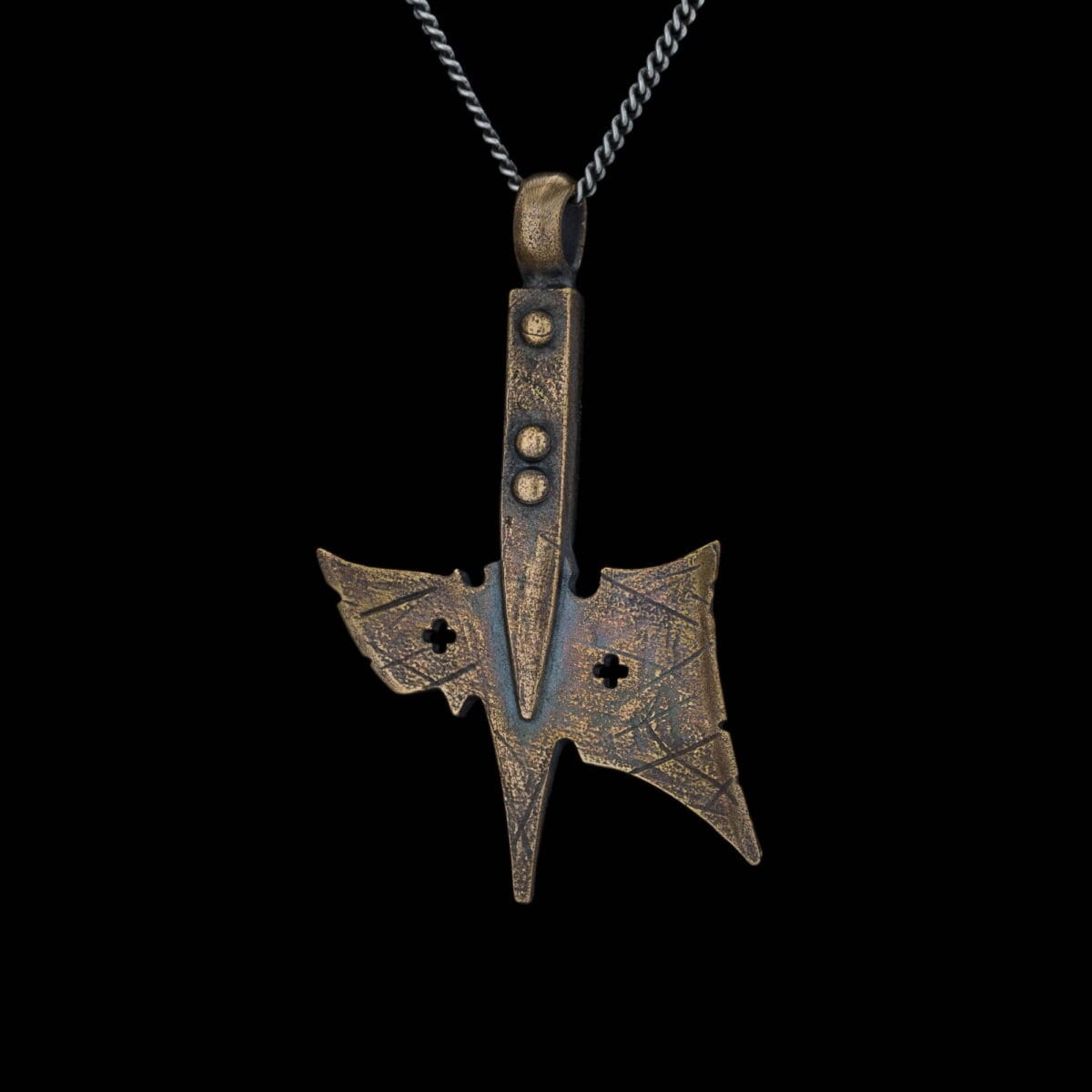 Halberd poleax medieval axe weapon Pendant - Image 4