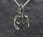 Two Horses head profile Pendant