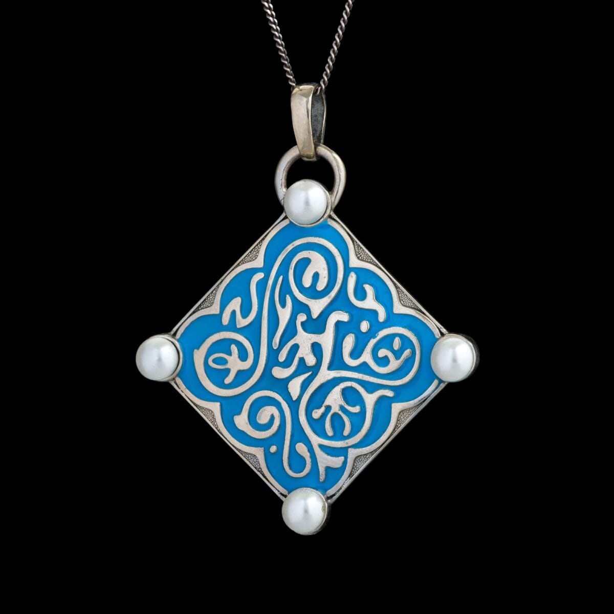 Triss Big Companion of white wolf Medallion Pendant - Image 1