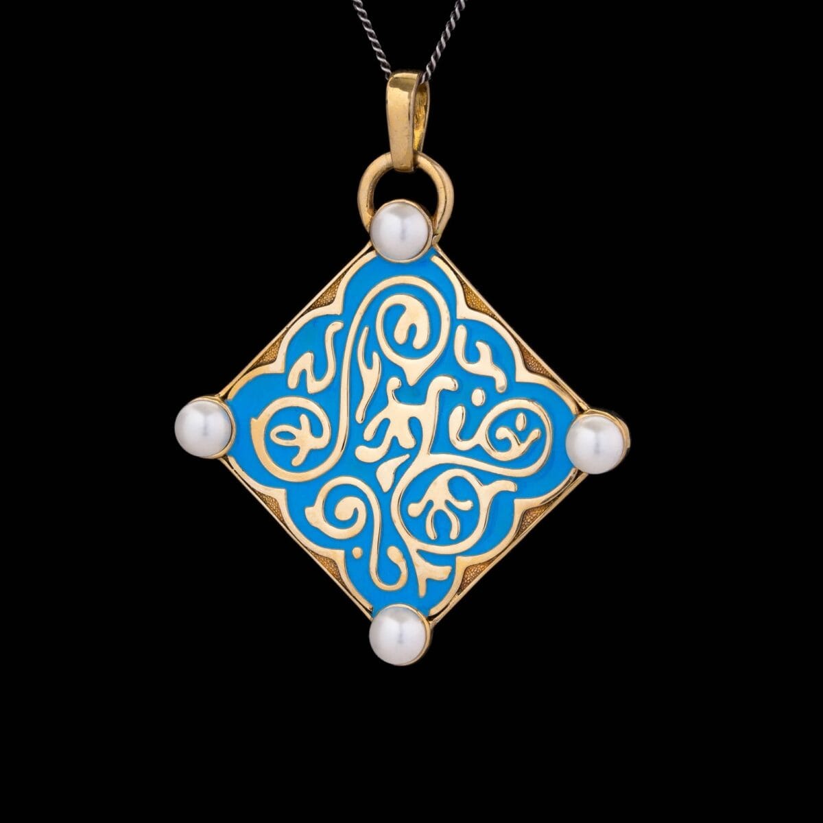 Triss Big Companion of white wolf Medallion Pendant - Image 2