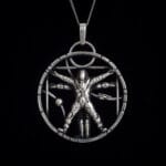 Vitruvian Astronaut Pendant