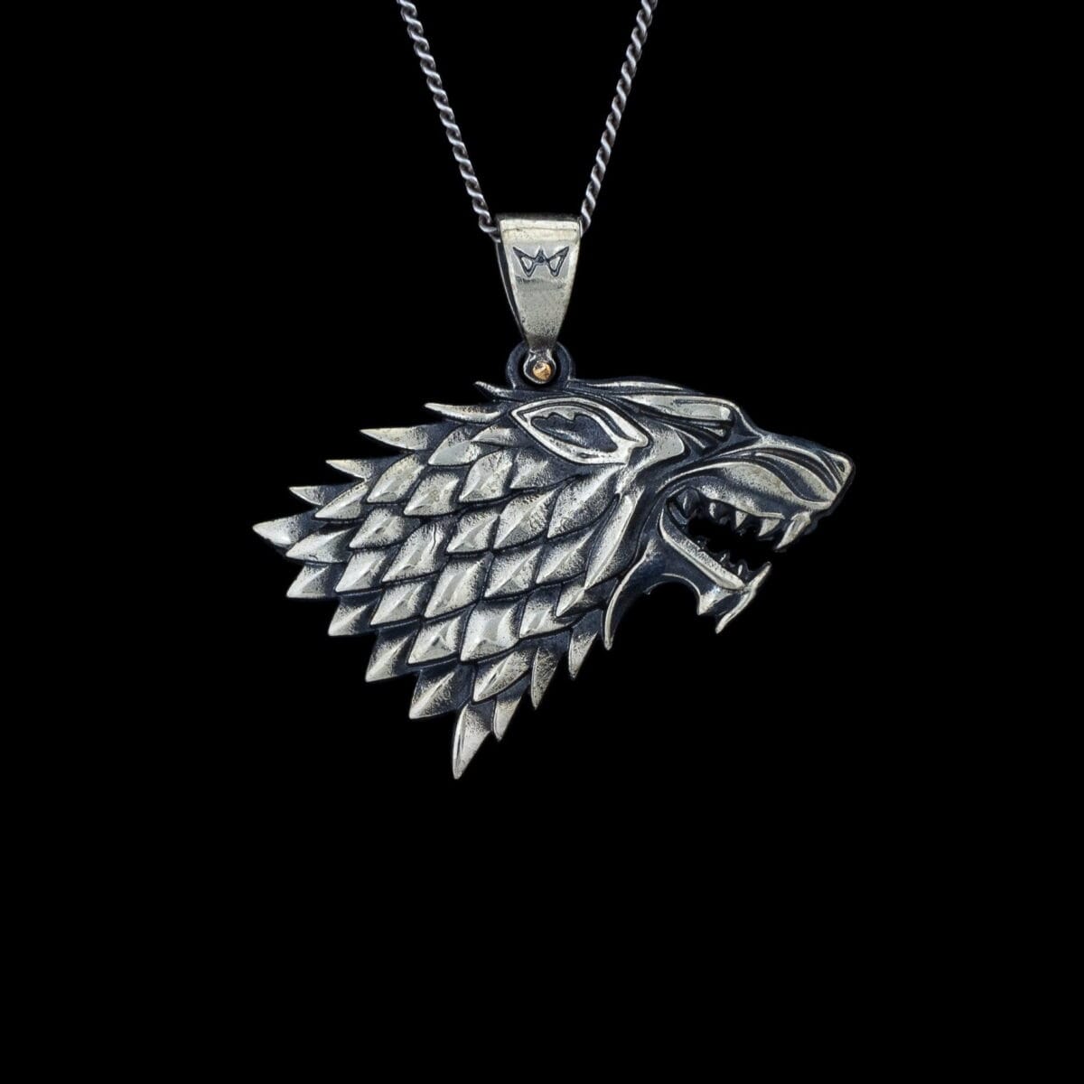 Stark Direwolf Large Pendant - Image 1