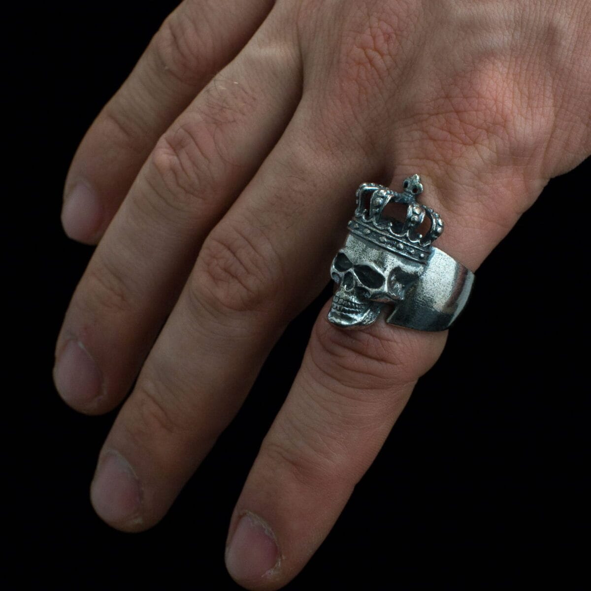 Skull in Crown Ring - Image 8