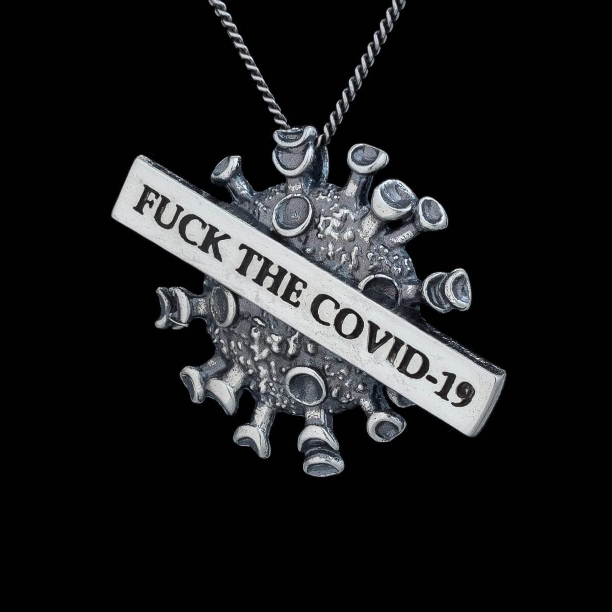 Fuck the Coronavirus Pendant - Image 3