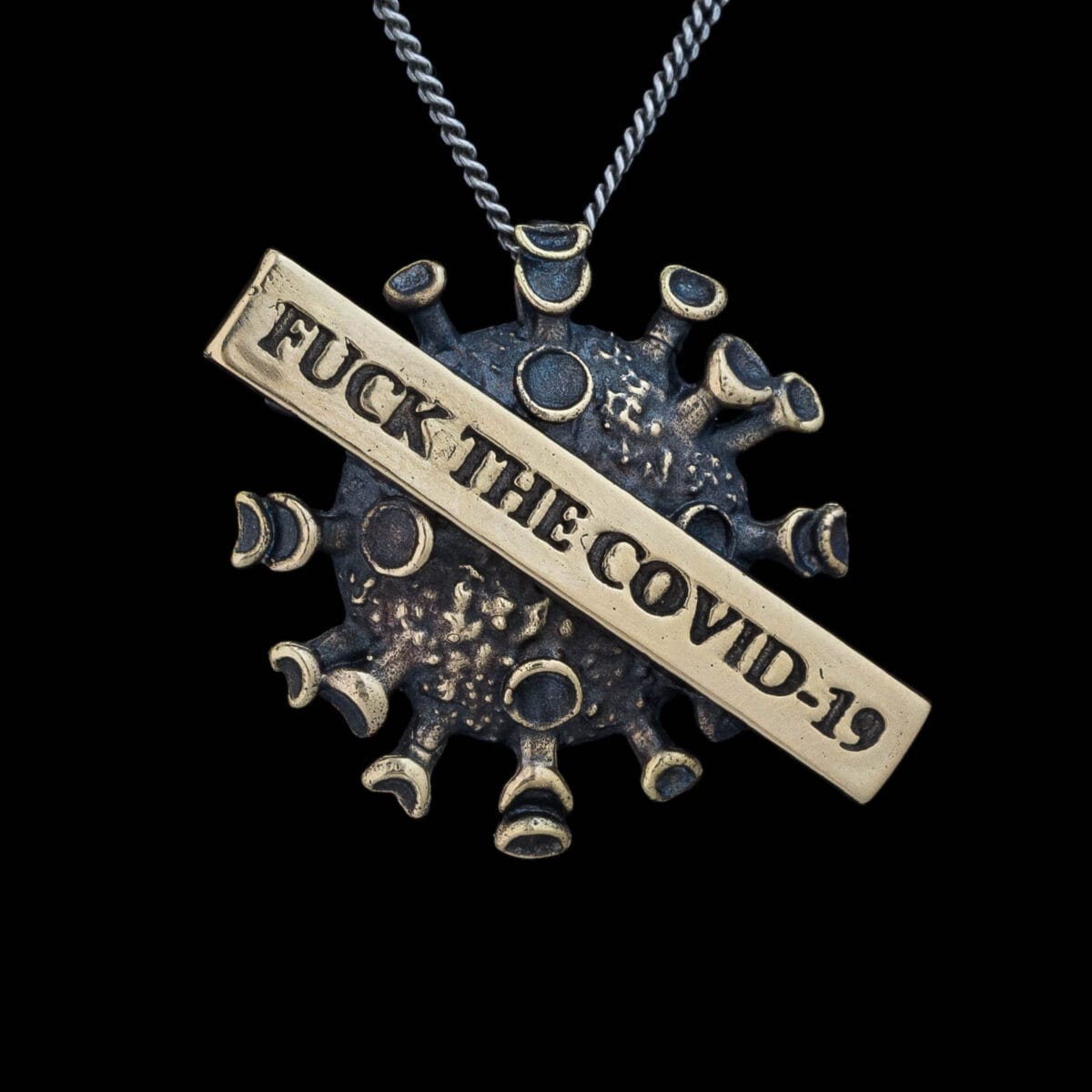 Fuck the Coronavirus Pendant - Image 2