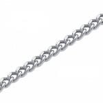 50cm (20") Medium Curb Chain, sterling silver