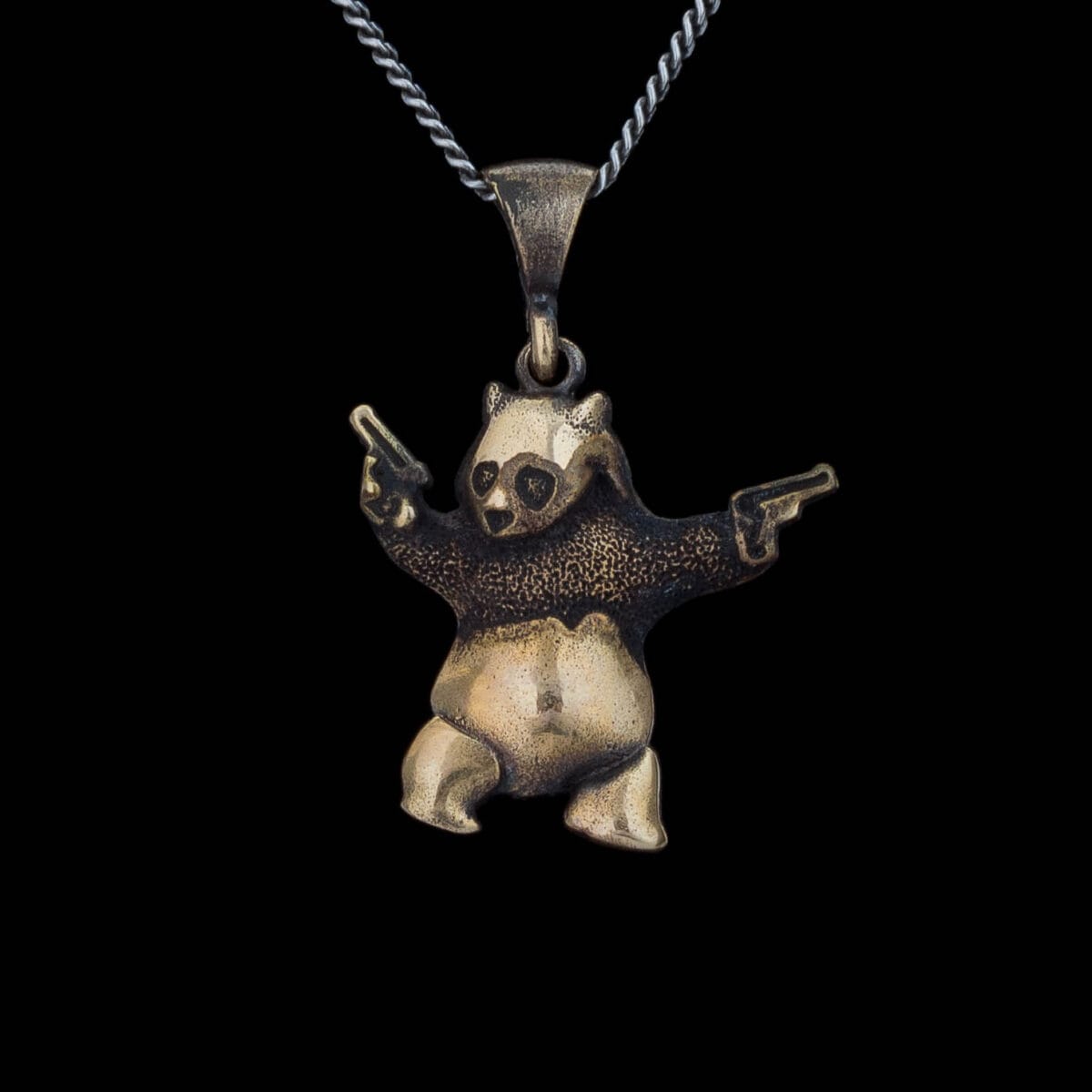 Panda with Guns Pendant - Image 3