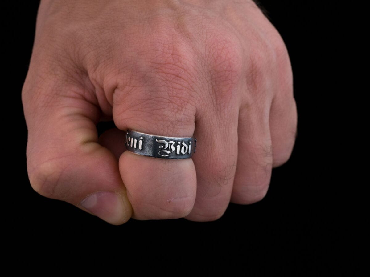Veni Vidi Vici Ring Veni Vidi Vici latin phrase ring - Image 5