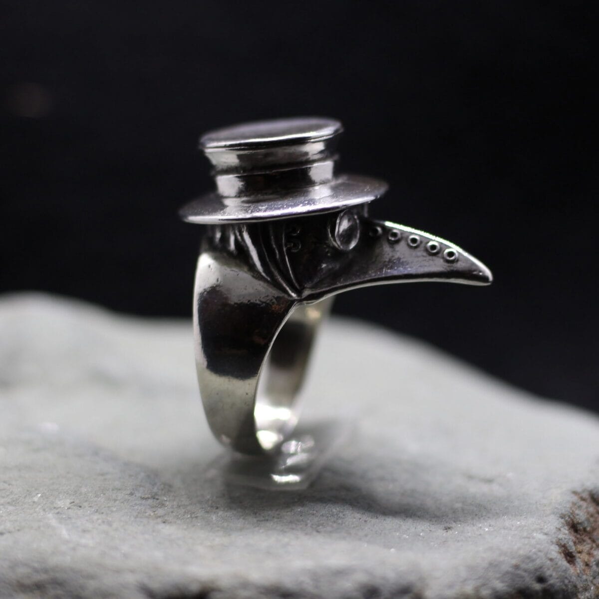 Plague Doctor Ring Plague mask ring - Image 1