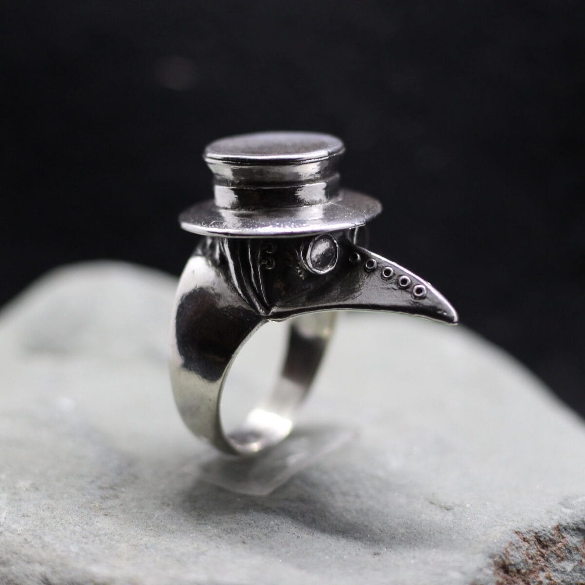 Plague Doctor Ring Plague mask ring - Image 6
