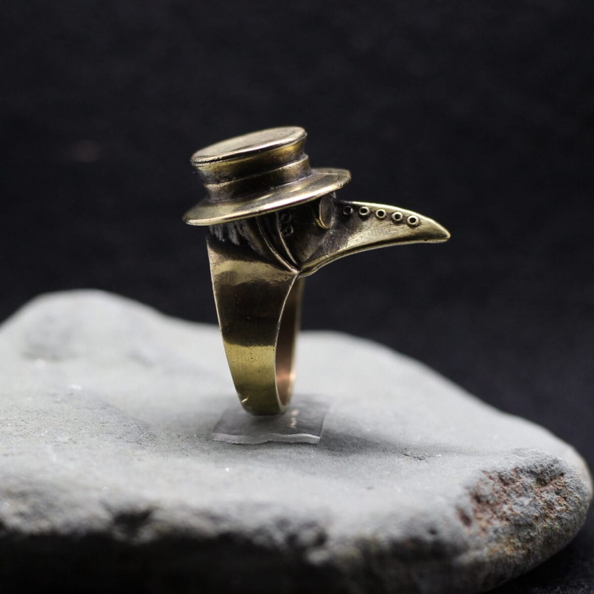Plague Doctor Ring Plague mask ring - Image 3