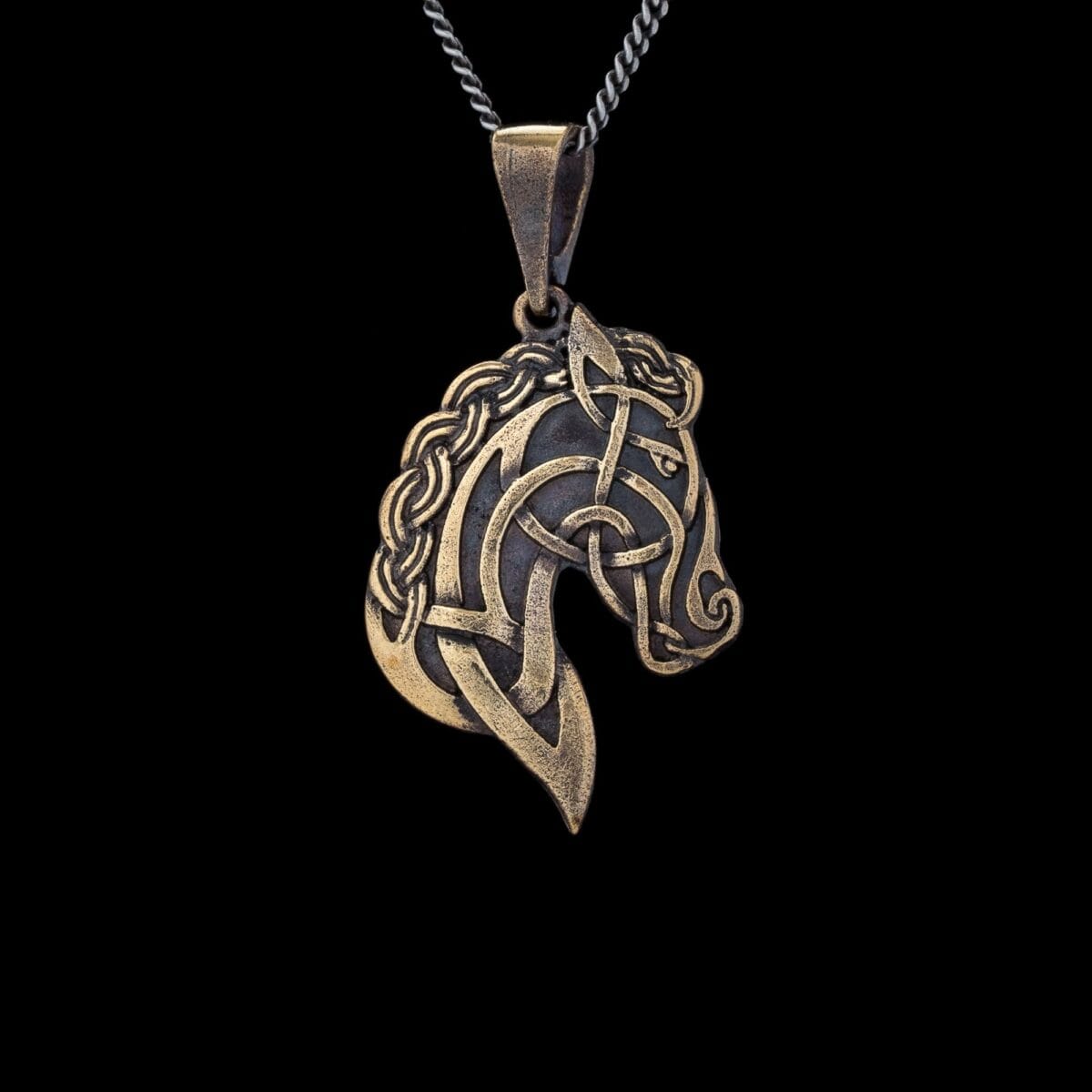 Celtic knot Horse head Pendant - Image 2