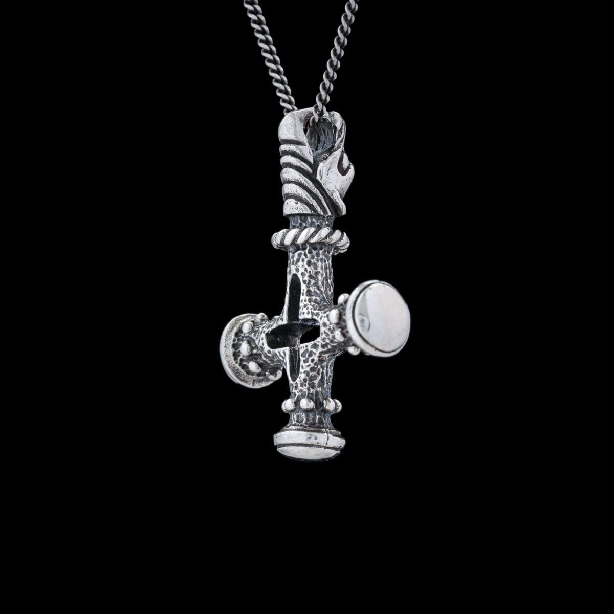 Wolf Cross of Thor Pendant - Image 4