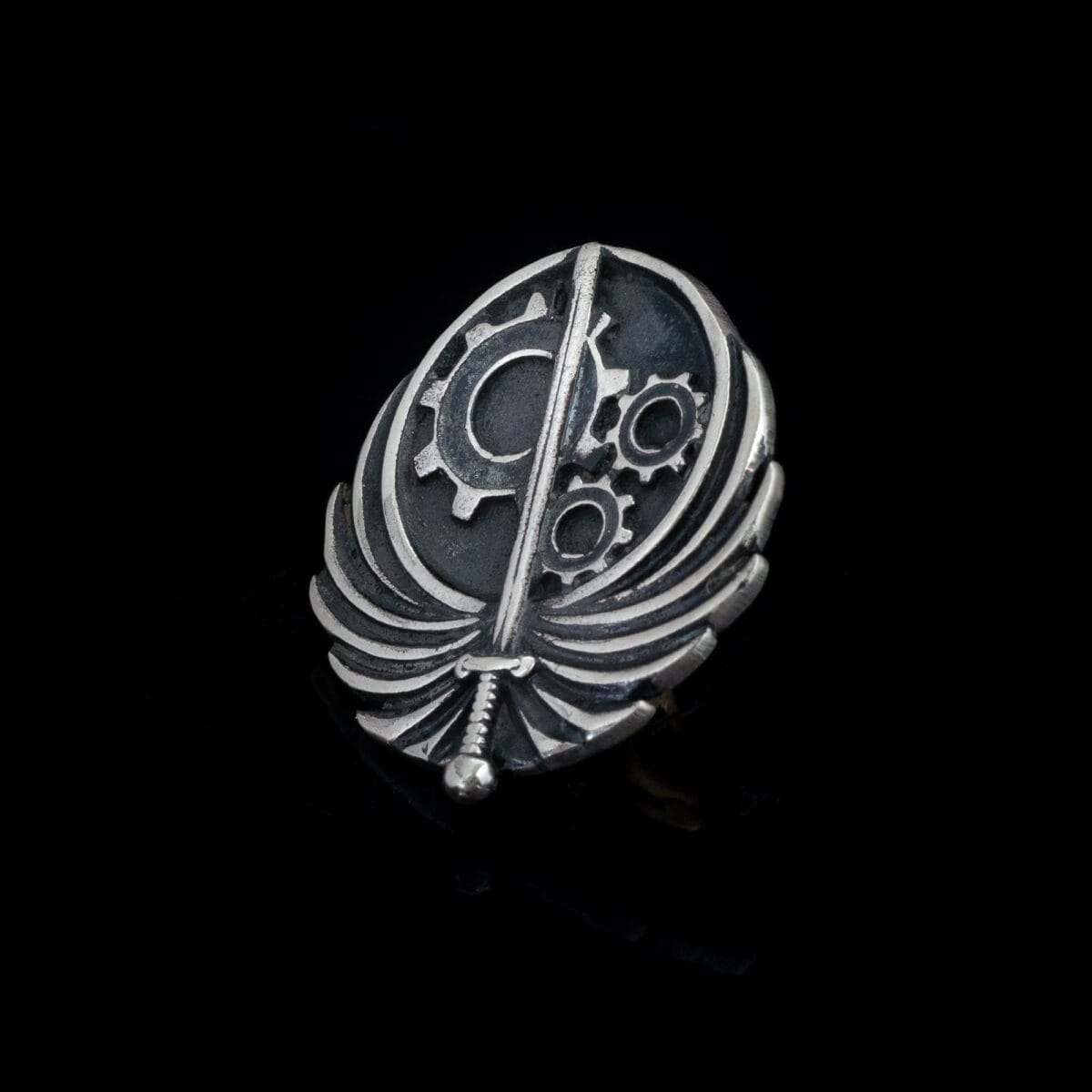 Brotherhood of Steel Pin - Image 3
