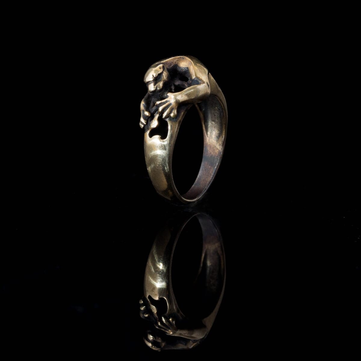 Panther Ring. Black panther. Attacking panther - Image 5