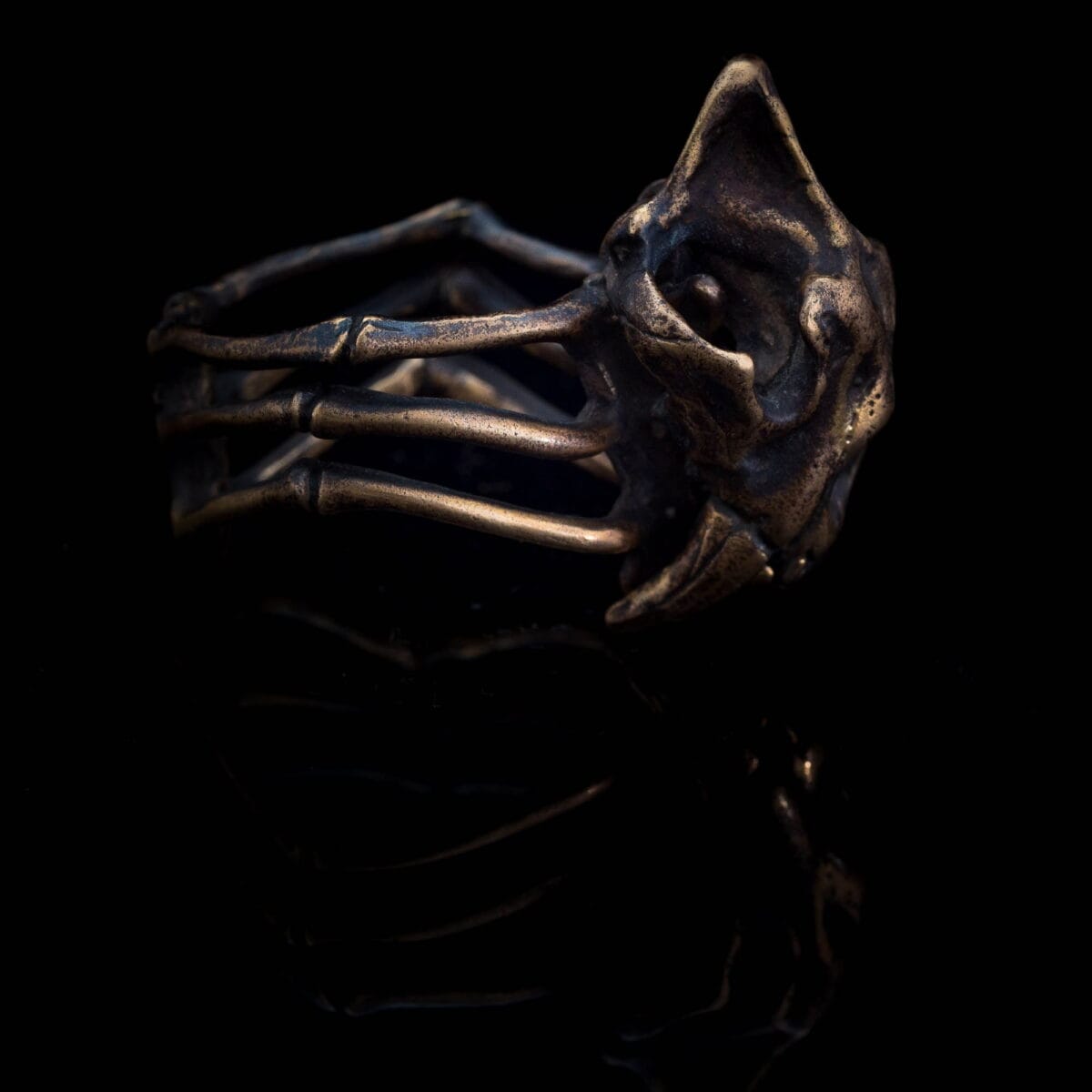 Saber-Toothed Tiger Skull Ring - Image 7