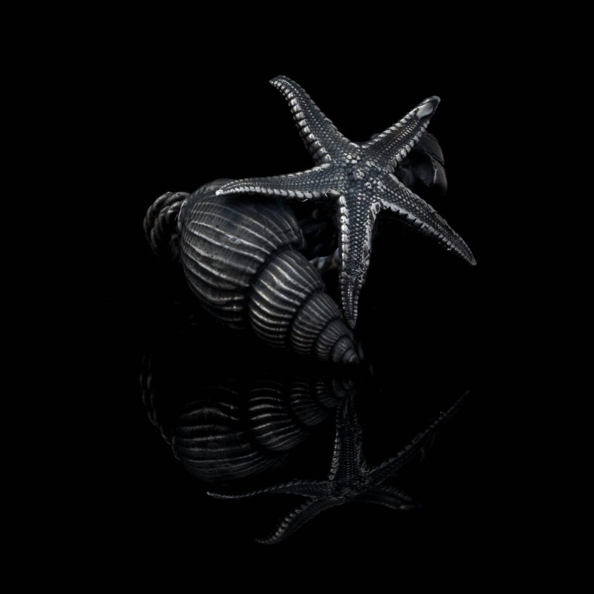 Starfish shell rope sea lover Ring - Image 5