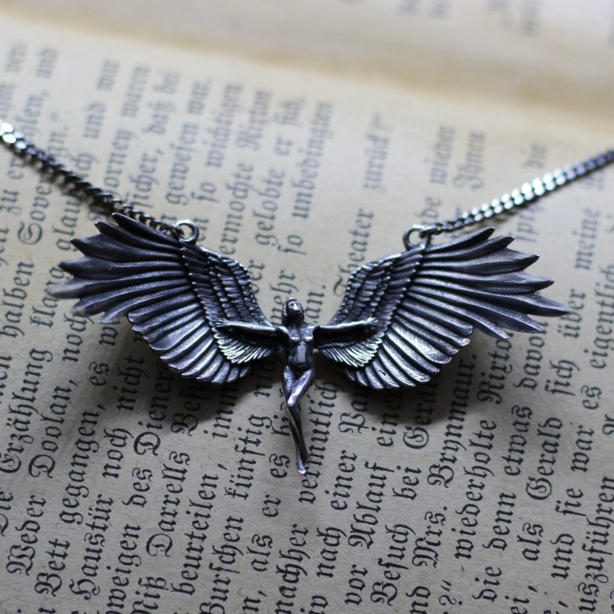 IMG_0374 Female angel pendant. Woman-angel necklace - Image 1