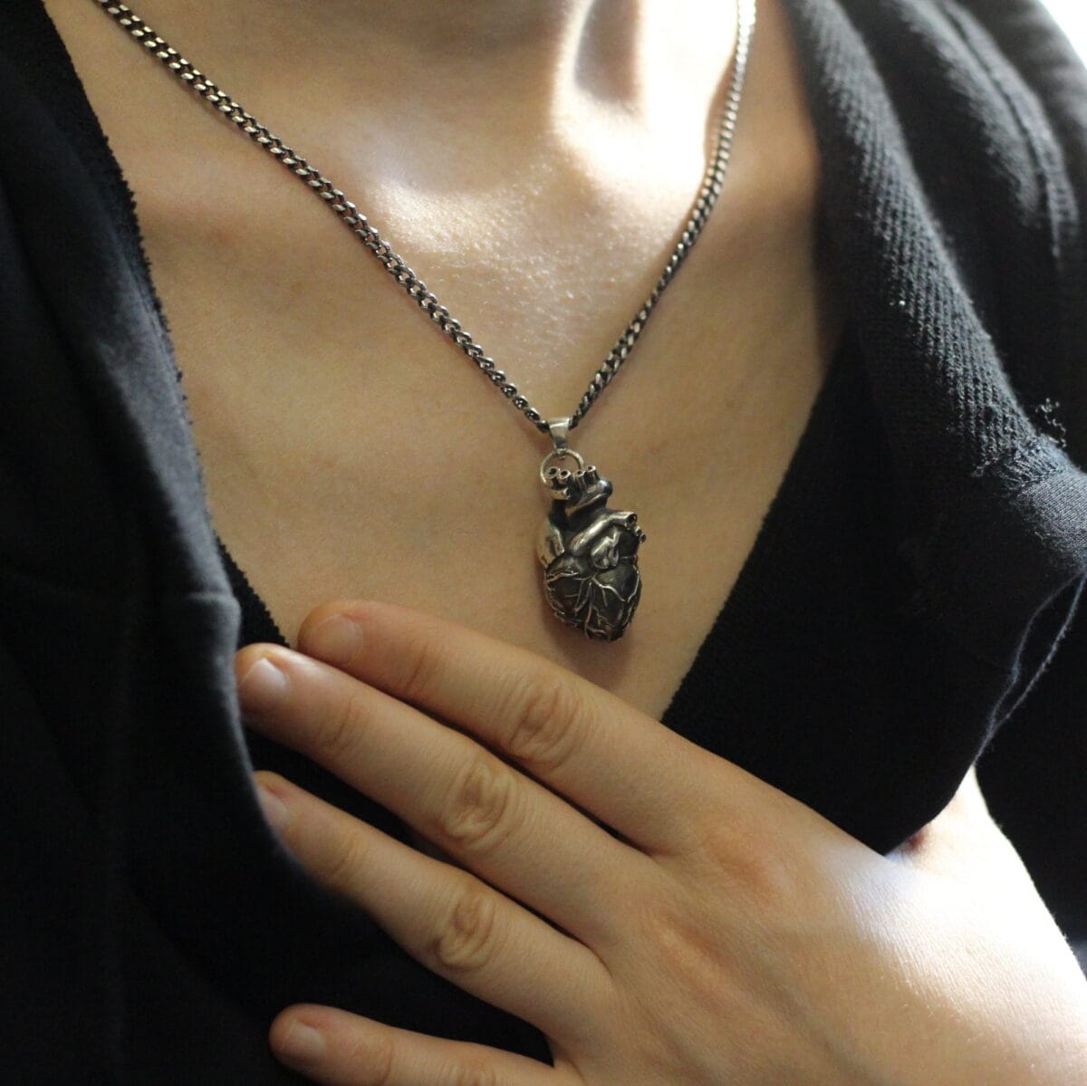 Anatomical Human heart casket-box pendant - Image 5