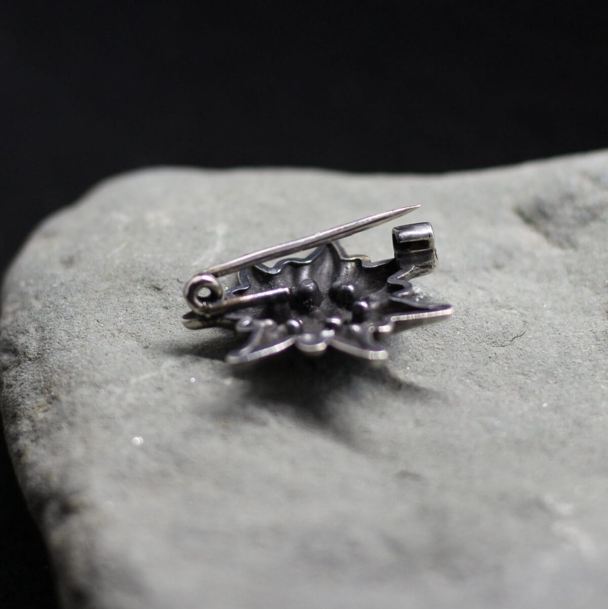 Edelweiss flower brooch. Flower broach - Image 5