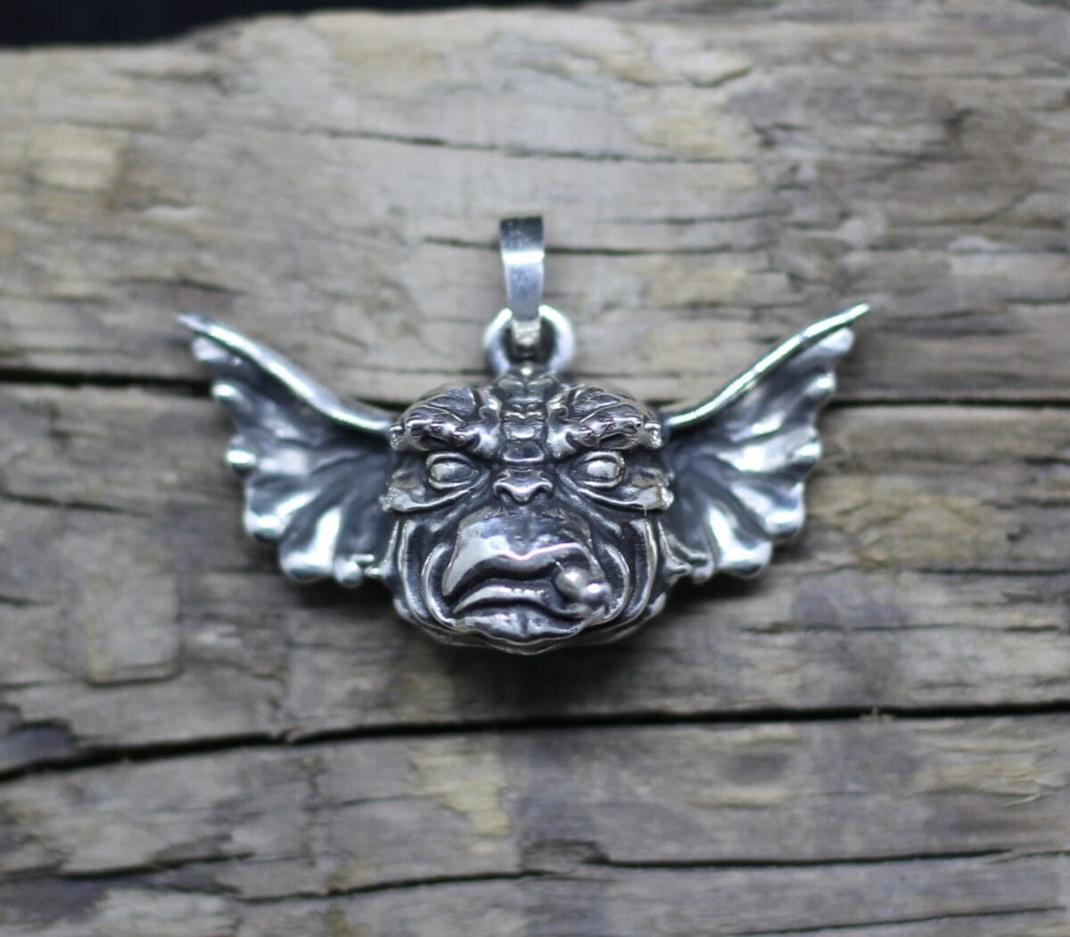 Magvay Gizmo Gremlin head jewelry pendant