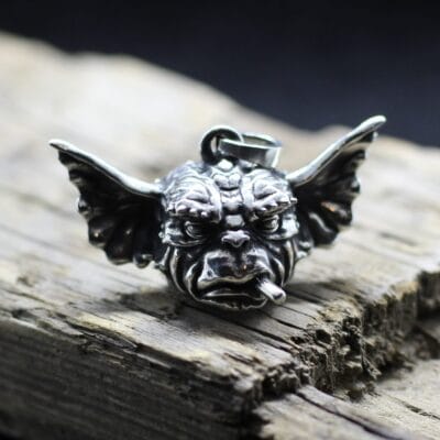 Magvay Gizmo Gremlin head jewelry pendant