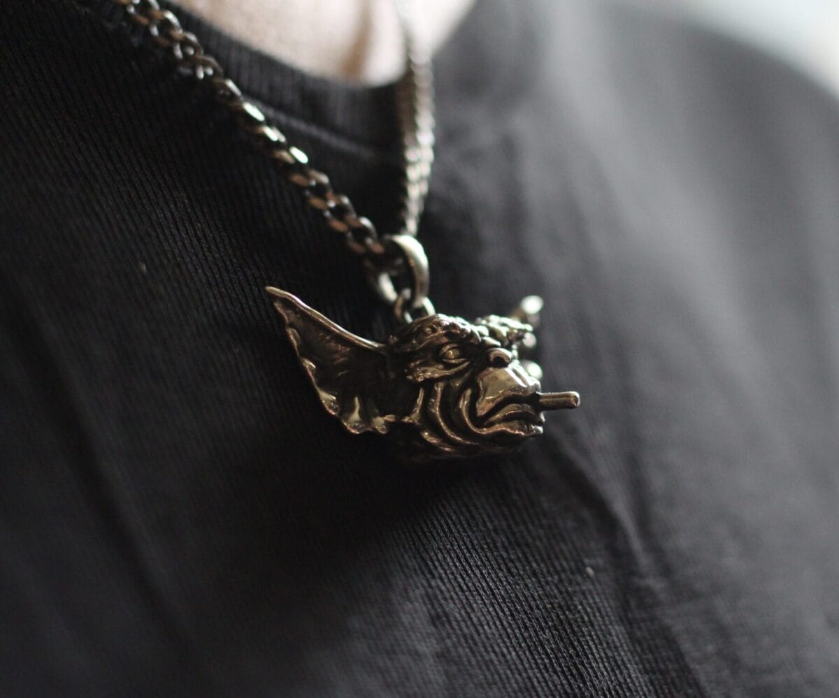 Magvay Gizmo Gremlin head jewelry pendant