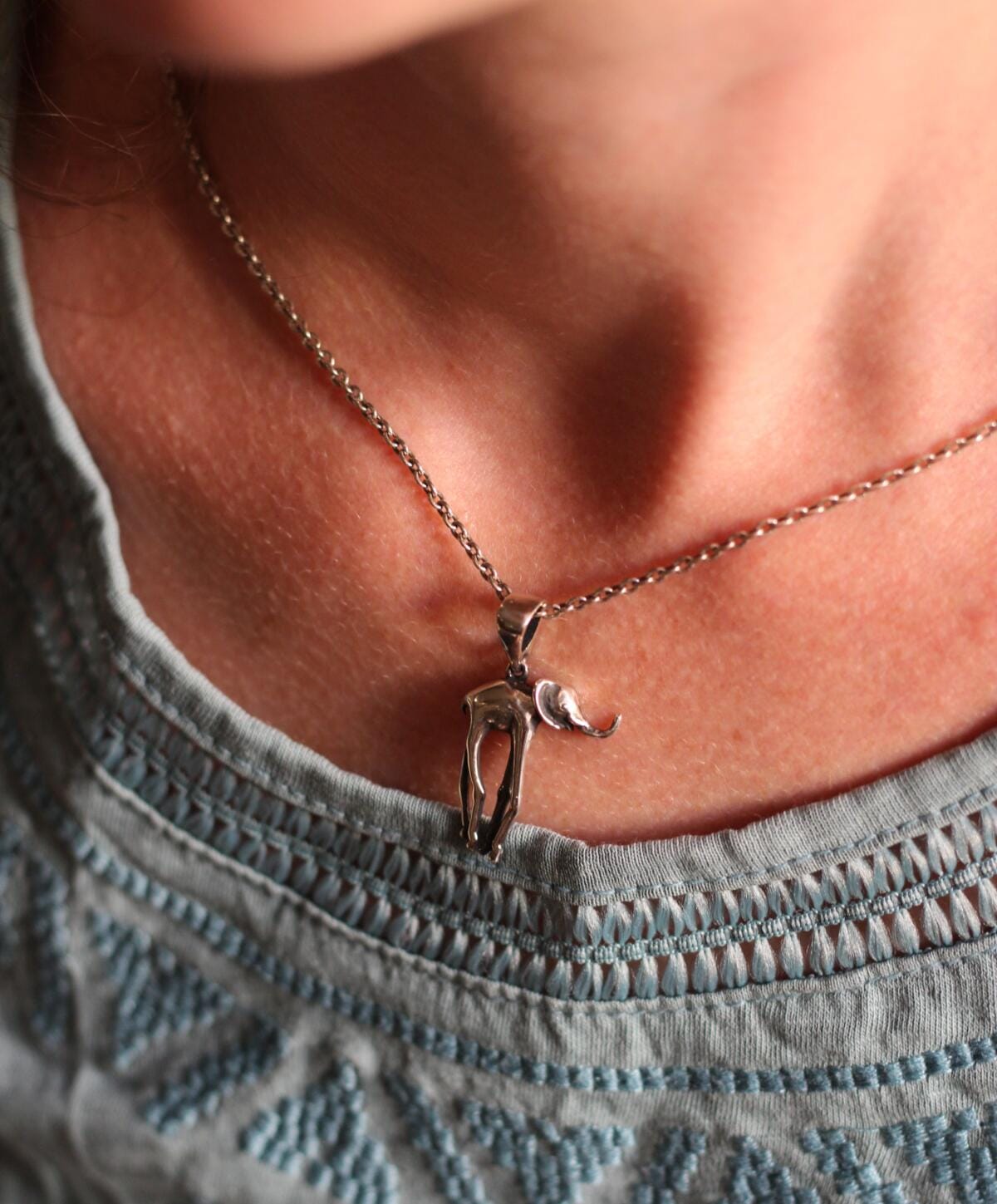 Small Salvador Dali's Elephant Pendant