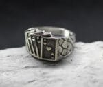 Royal Flush Poker cards symbol jewelry ring